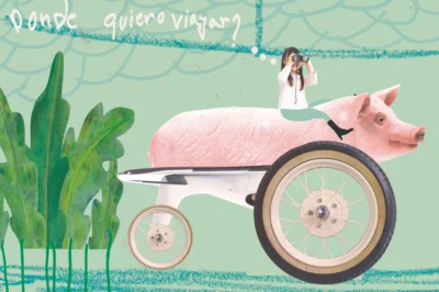 Destinos fantásticos: aventuras en collage