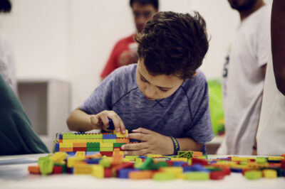 Torres legométricas. Sesión escolar
