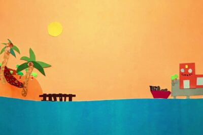 Animación filmográfica con figuras geométricas. Sesión familiar